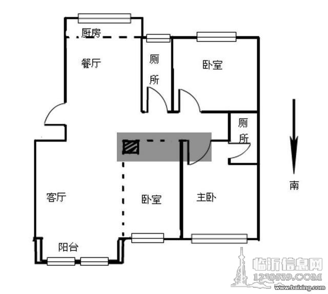 南坊北城新區(qū)臨西一路 城市主人 沂龍灣 2室 多層