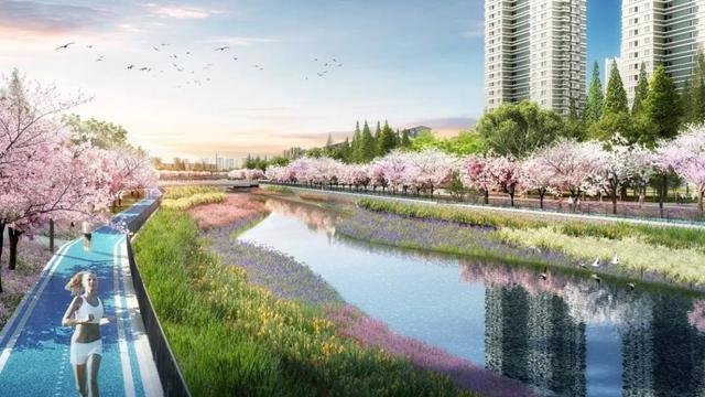 美！臨沂市區(qū)這個濱水景觀6月底竣工