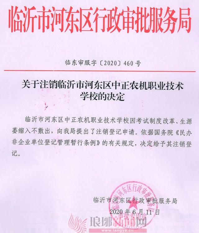 11所！臨沂這些學(xué)校被注銷！職業(yè)技術(shù)學(xué)校和幼兒園都有