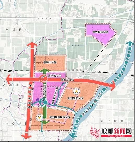 “一核三片一區(qū)、一環(huán)兩帶三軸”臨沂高鐵片區(qū)定位公布