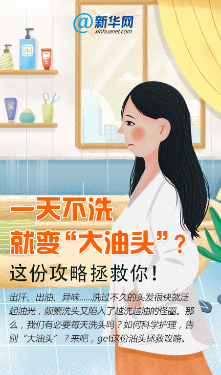 一天不洗就變“大油頭”？這份攻略拯救你