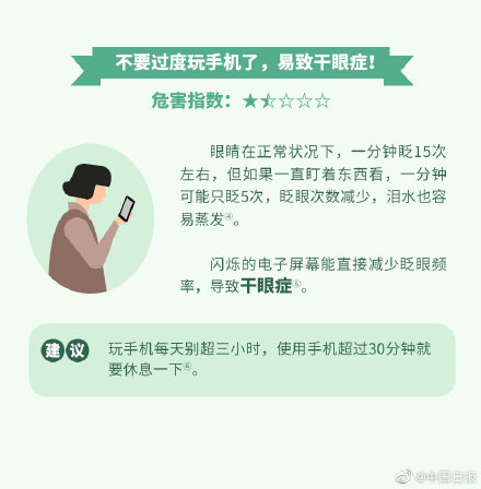 關(guān)燈玩手機(jī)對眼睛危害有多大