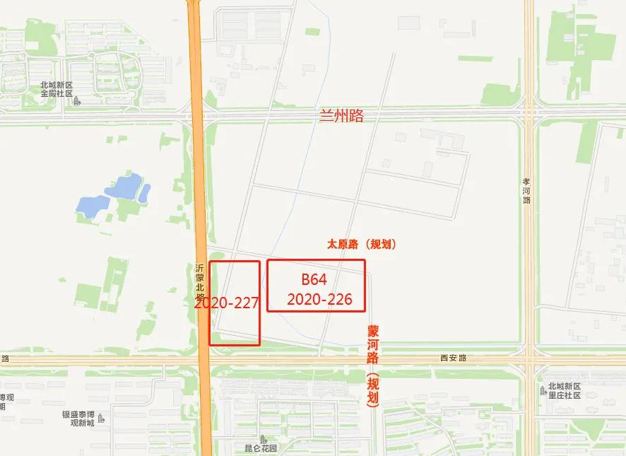 臨沂北城B64地塊用地規(guī)劃公示，3.2億成交，南鄰臨沂一小
