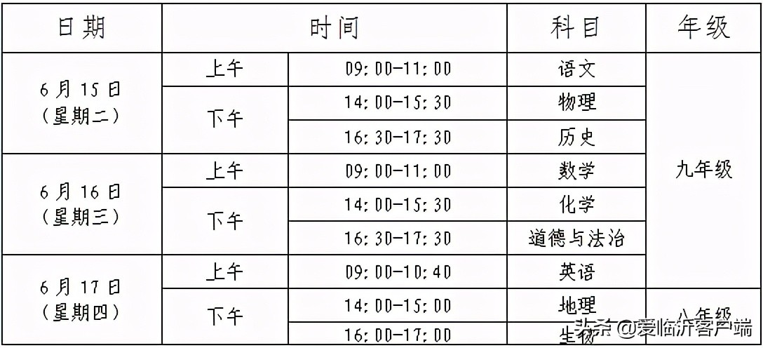 2021年臨沂市初中學(xué)業(yè)水平考試工作實(shí)施方案發(fā)布