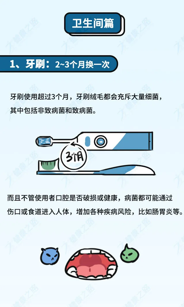 筷子、毛巾、枕頭...多久換一次？日用品“更換周期表”請(qǐng)查收