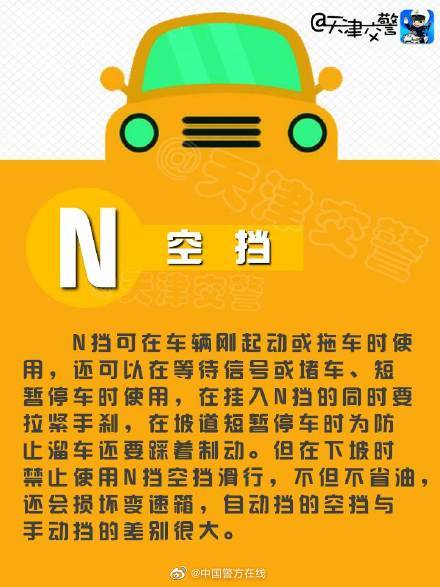 自動擋的字母都是啥意思？