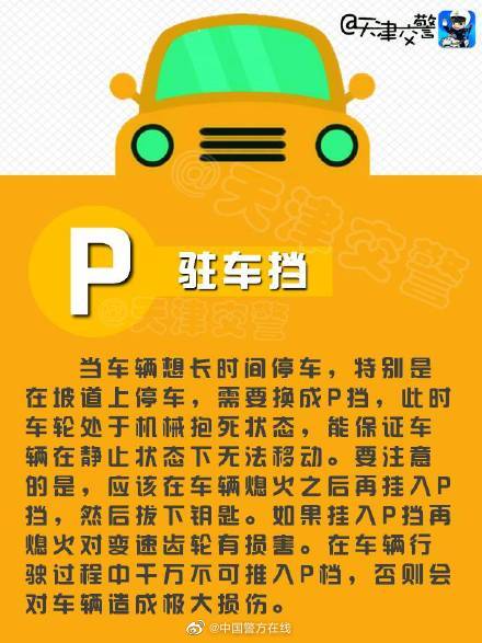 自動擋的字母都是啥意思？