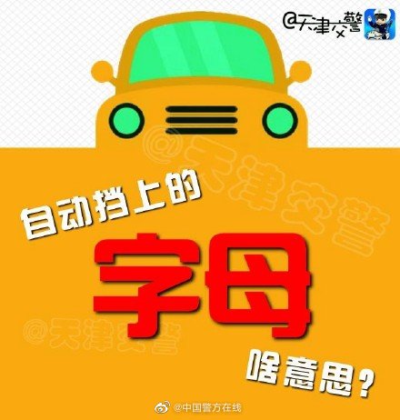 自動擋的字母都是啥意思？