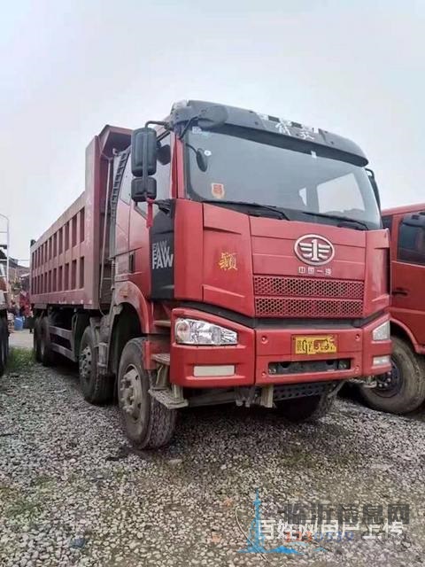 國五 解放J6 后八輪自卸車 390馬力帶全保