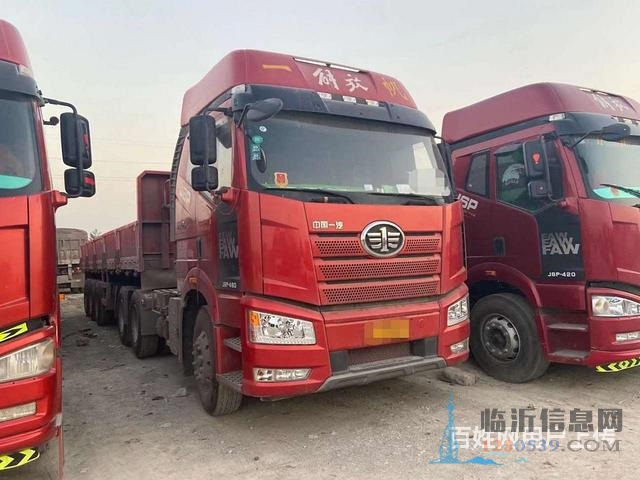 解放 天龍 汕德卡半掛車低價轉(zhuǎn)讓 可提檔 可按揭！