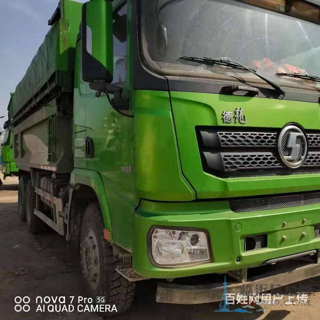 前四后八二手德龍6米自卸車(chē) 400馬力 國(guó)五排放