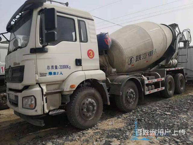 20年輕量化二手德龍攪拌車(chē)出售 340馬力大12方