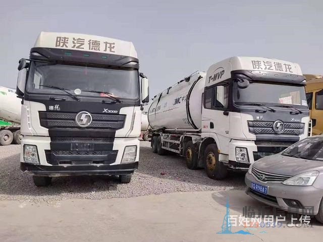 精品二手德龍散裝水泥罐車 375馬力，國五48方罐