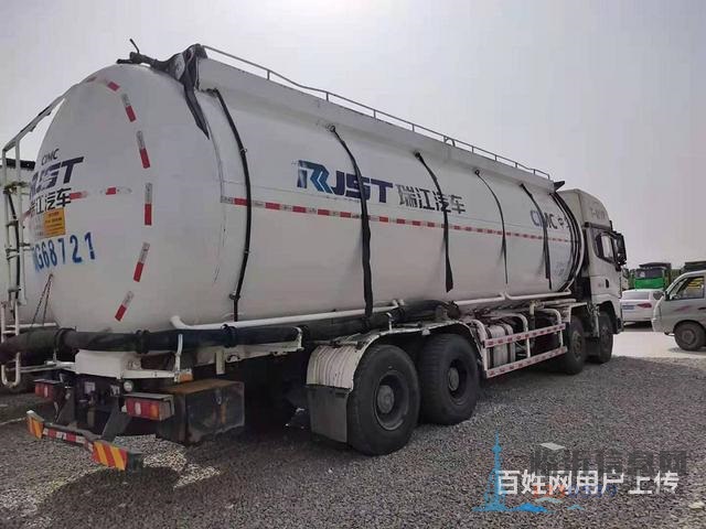 精品二手德龍散裝水泥罐車 375馬力，國五48方罐