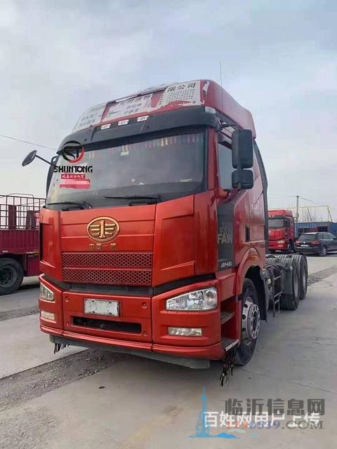 出售二手解放牽引車，雙驅(qū)輕體，460馬力，國五，
