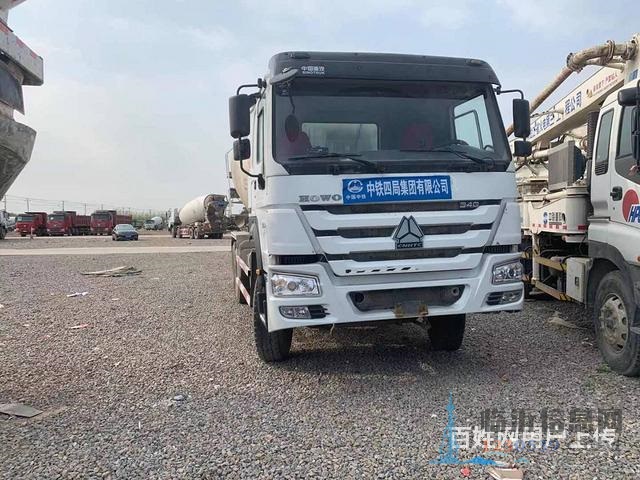 售16年二手豪沃大12方攪拌車340馬力后八輪國(guó)四