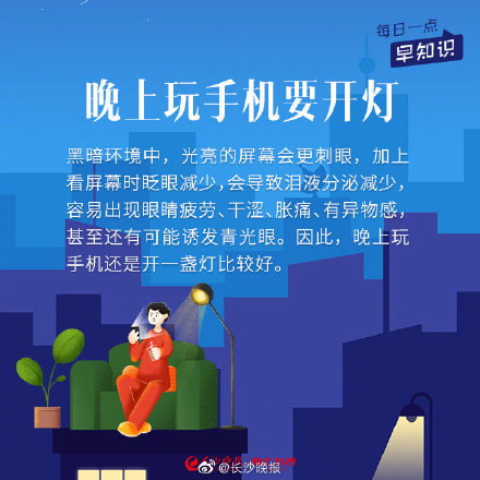 昨晚你熬夜看手機了嗎？