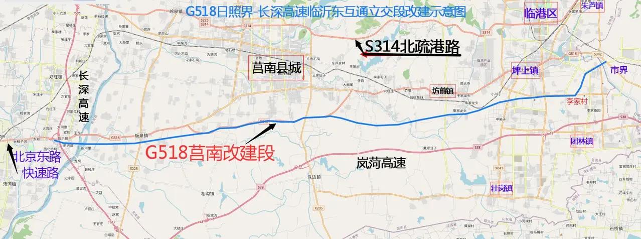 臨沂北京東路快速路東延至日照界，將為莒南臨港插上騰飛的翅膀