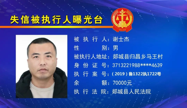 臨沂最新一批老賴名單！男女都有，照片、地址發(fā)出來了