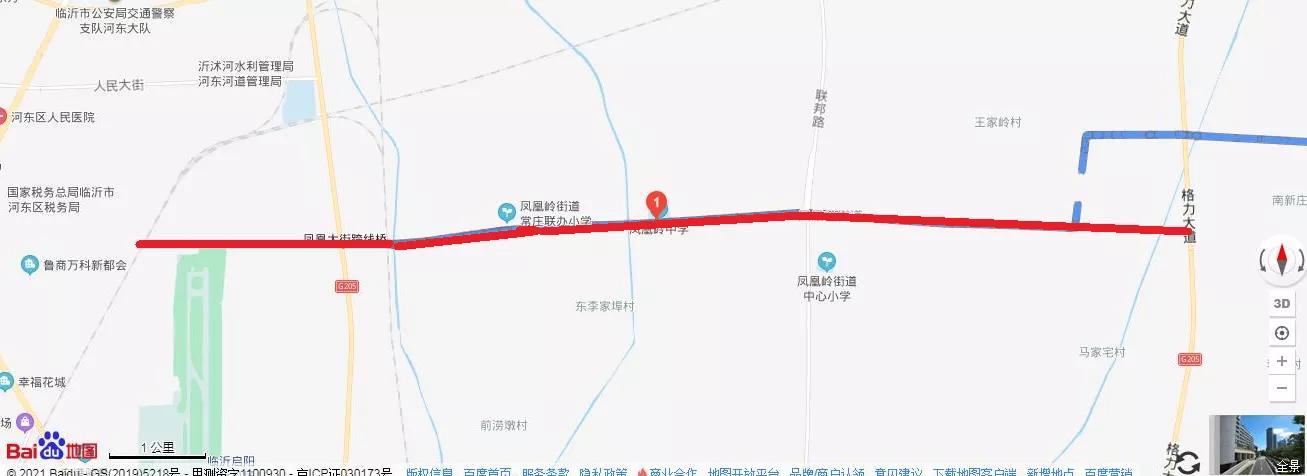 臨沂城區(qū)新修鳳凰大街八車(chē)道快速路，9月動(dòng)工，2023年12月竣工
