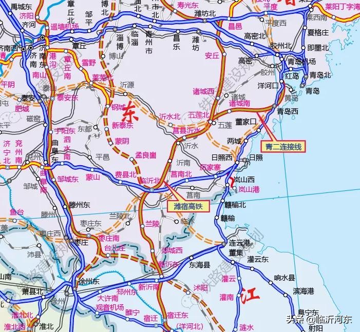 臨沂坐高鐵經(jīng)濰坊到青島！青島至京滬高速輔助通道鐵路環(huán)評(píng)公示！