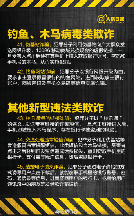 警惕！60種電信網(wǎng)絡(luò)詐騙手段 別再上當(dāng)！