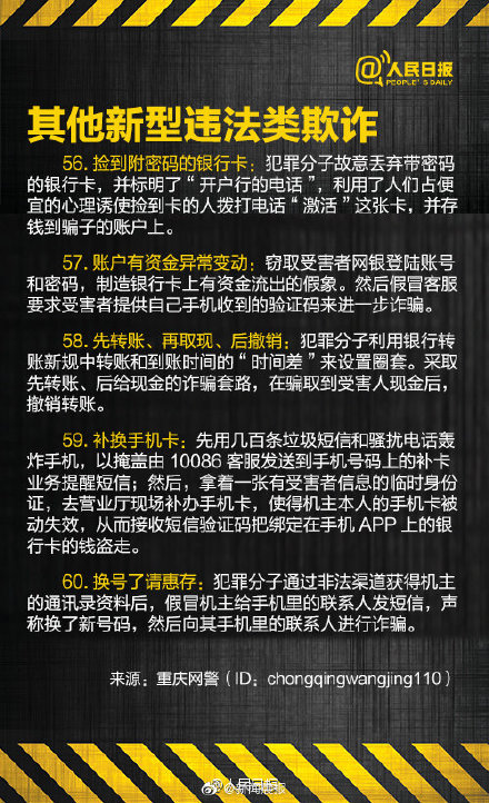 警惕！60種電信網(wǎng)絡(luò)詐騙手段 別再上當(dāng)！