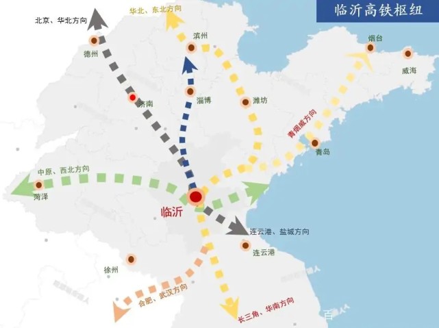臨沂打造新的“米”字形高鐵樞紐，將實現(xiàn)高鐵“135交通圈”