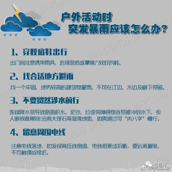 暴雨預警！中央氣象臺：今天，山東南部局地大到暴雨！臨沂日照已降暴雨！